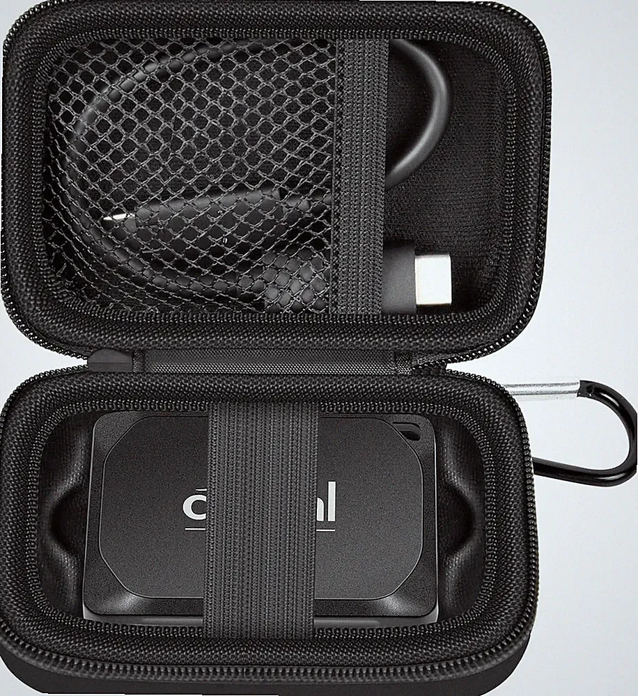 Carrying Case Compatible with Crucial X10/ X9 Pro 4TB/ 2TB/ 1TB Portable SSD,...
