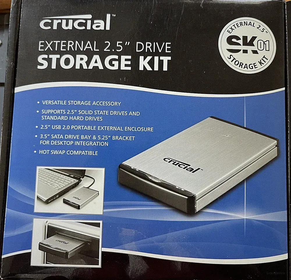 Crucial SK01 External 2.5" Storage Kit, Item No: CTSK01