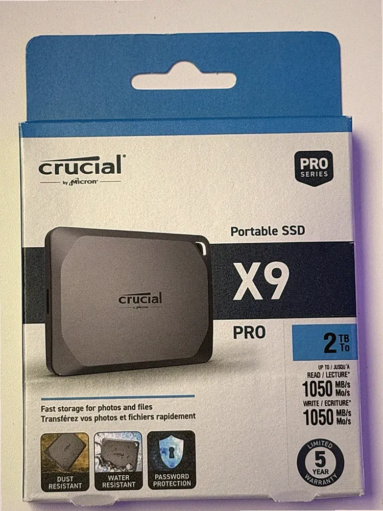 external hard drive crucial x9 pro