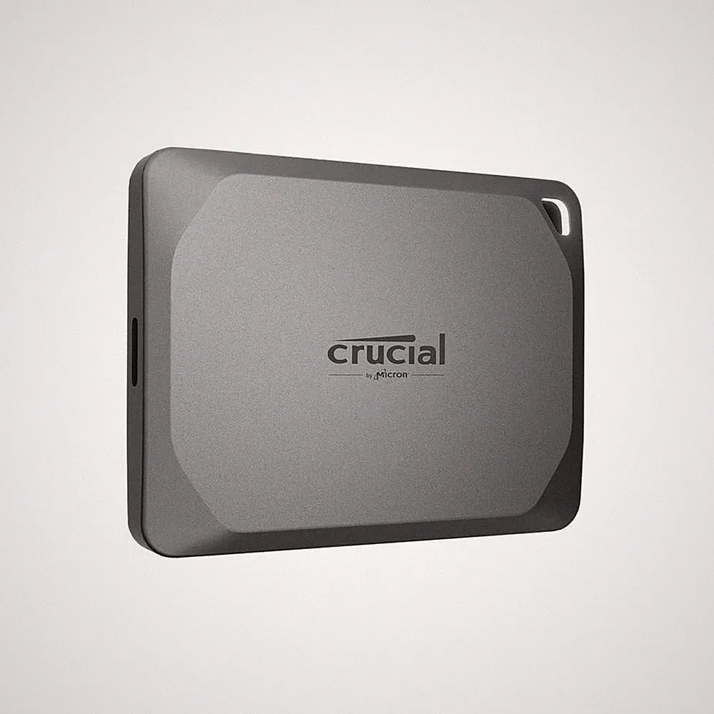 Crucial X9 Pro 2TB Portable SSD, Up to 1050MB/s R/W, 3.2 USB-C (G1-1024)