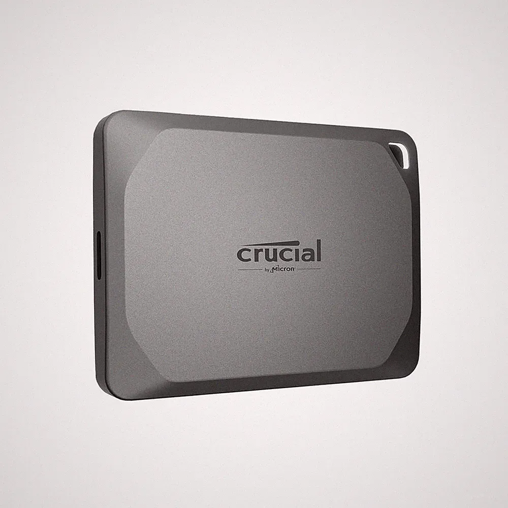 Crucial X9 Pro 2TB Portable SSD, Up to 1050MB/s Read & Write, 3.2 USB-C, Exte...